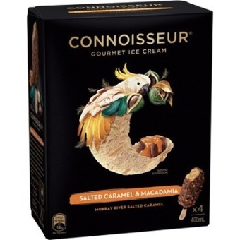 IGA Connoisseur gourmet ice cream 4-6 pack selected varieties offer