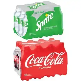 Coles Coca-cola, sprite or fanta 12x300ml offer