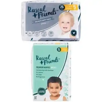 Coles Rascal + friends nappies 30 pack-54 pack or nappy pants 24 pack-29 pack offer