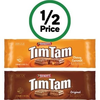 Woolworths Arnott’s tim tam 160-200g offer