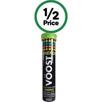 Woolworths Voost effervesecent tablets for energy pk 20~ offer