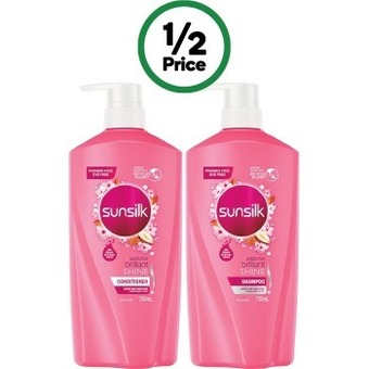 Woolworths Sunsilk shampoo or conditioner 700ml offer