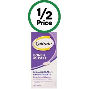 Woolworths Caltrate bone & muscle health tablets pk 100~ offer