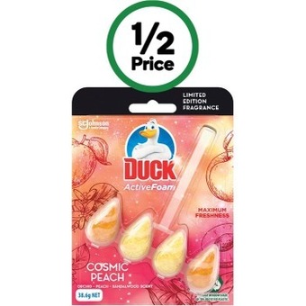 Woolworths Duck deep action gel 750ml or duck toilet cleaner foam rim 38.6g offer