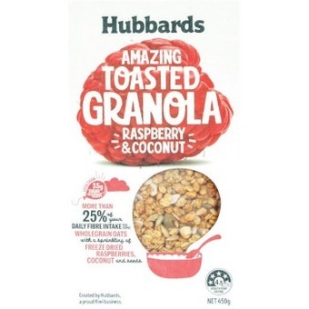 Woolworths Hubbards muesli, clusters or granolas 450g offer