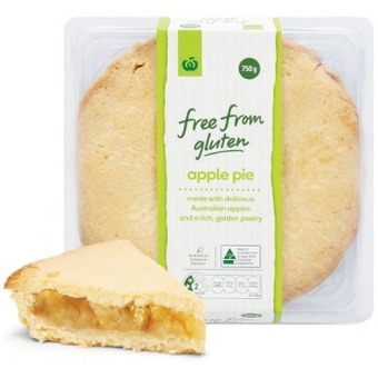 Woolworths Woolworths free from gluten apple pie 750g offer