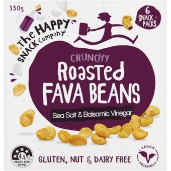 Woolworths Happy snack fava beans or chickpeas 150g – from the health food aisle offer