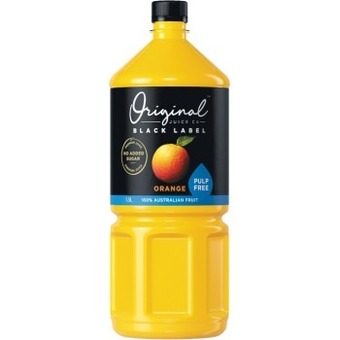 Woolworths Original juice black label 1.5 litre offer