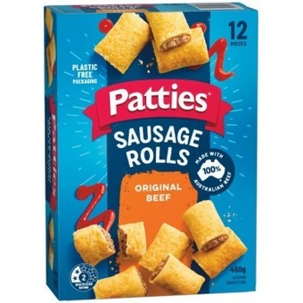 Woolworths Patties party pies or sausage rolls 450-560g offer