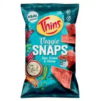 Coles Thins veggie snaps 120g offer