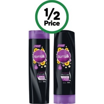 Woolworths Sunsilk shampoo or conditioner 350ml offer