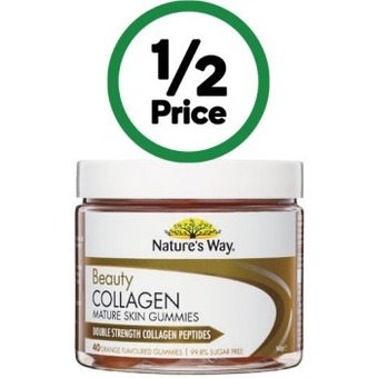 Woolworths Nature's way beauty collagen mature skin gummies pk 40* offer