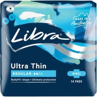 Woolworths Libra ultrathin pads pk 10-14 offer