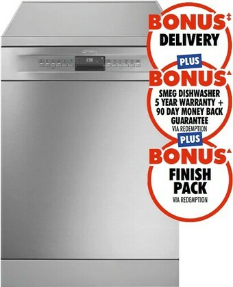The Good Guys Smeg 60cm Freestanding Dishwasher offer