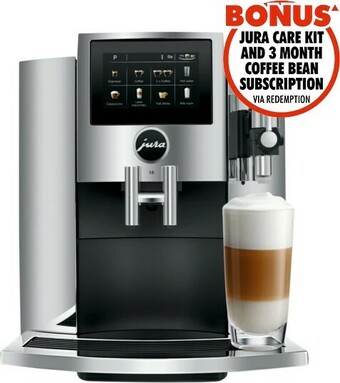 The Good Guys Jura S8 (Inta) Automatic Coffee Machine - Chrome offer