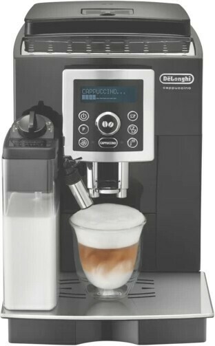 The Good Guys Delonghi Compact Fully Automatic Coffee Machine - Black offer