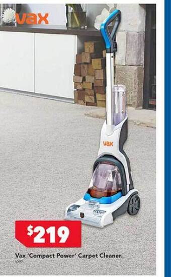 Vax 'compact power' carpet cleaner
