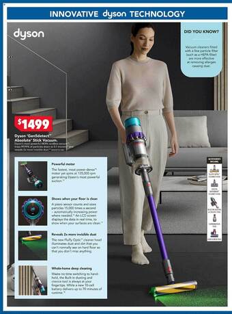 Harvey Norman Dyson 'gen5detect absolute' stick vacuum offer