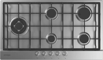 The Good Guys Omega 90cm Gas Cooktop - Stainless Steel offer