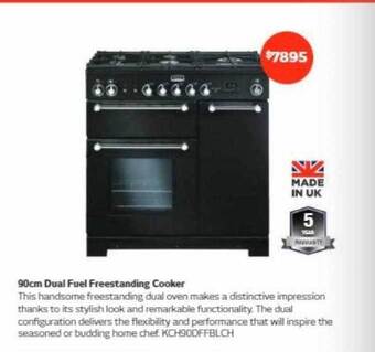 Retravision 90 cm dual fuel freestanding cooker offer