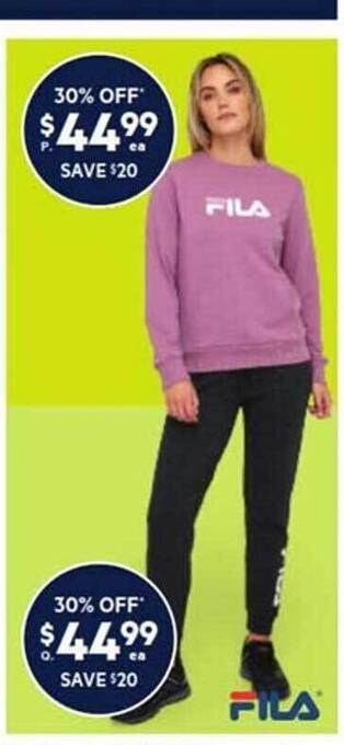Harris Scarfe Fila offer