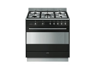 The Good Guys Smeg 90cm Dual Fuel Upright Cooker - Black offer