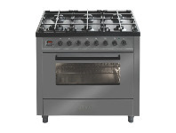 The Good Guys Ilve 90cm Dual Fuel Upright Cooker - Grey offer