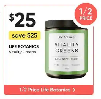 healthylife Life botanics vitality greens offer