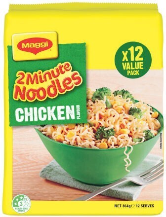 Maggi 2 minute noodles 12 pack 828g-888g