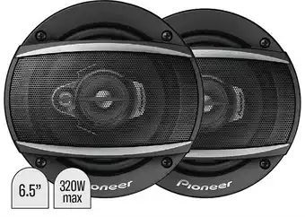 Autobarn Pioneer 6.5” 3 way a series coaxial speakers offer
