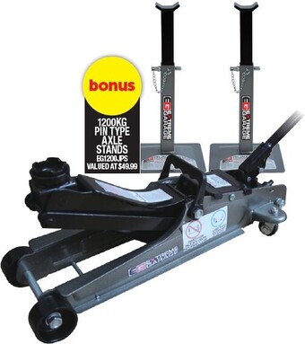 Autopro Extreme garage 1850kg low profile hydraulic trolley jack offer