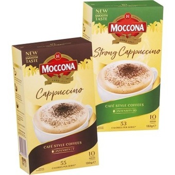 IGA Moccona coffee sachets 10 pack selected varieties offer