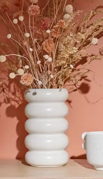 Coles Marketlane large bubble ceramic vase offer