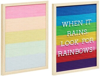 Coles Marketlane rainbow letter and pegboard offer