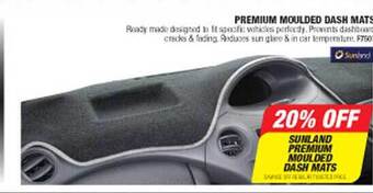 Autobarn Premium moulded dash mats offer