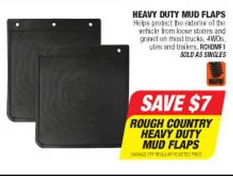Autobarn Heavy duty mud flaps offer