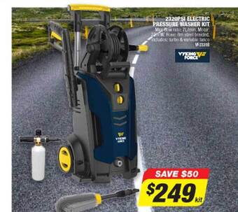 Autobarn 2320psi electric pressure washer kit offer
