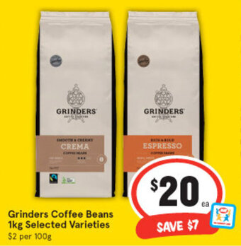 IGA Grinders Coffee Beans 1kg offer