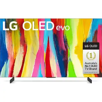JB Hi-Fi Lg 42" c2 self lit oled evo 4k uhd smart tv [2022] offer