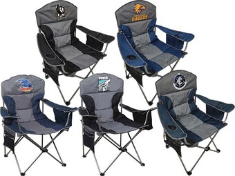 BCF Afl camp chairs offer