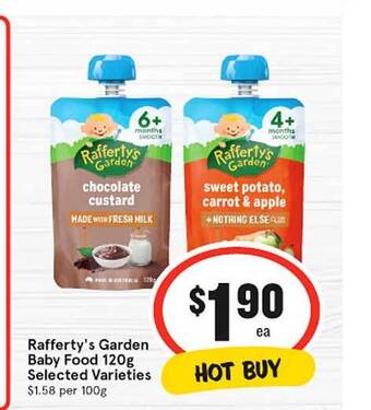 Rafferty's garden baby food