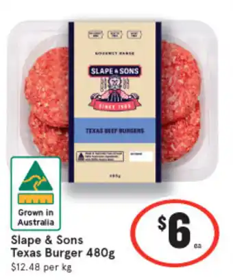 Slape & Sons Texas Burger 480g