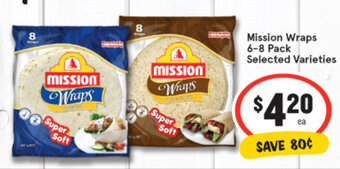 Mission Wraps 6-8 Pack