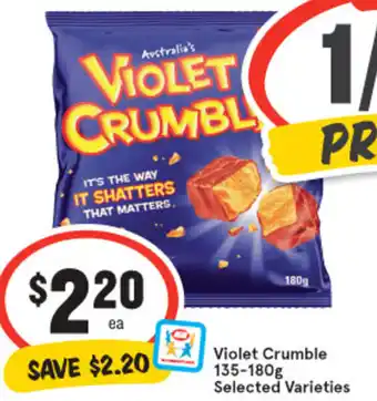 Violet Crumble 135-180g