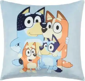 Spotlight 40% off Kids Bluey Cushion offer