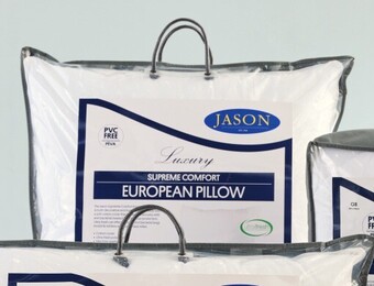 Spotlight 40% off jason supreme comfort european pillow offer