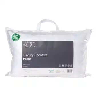 Spotlight 50% off koo luxury comfort standard pillow offer