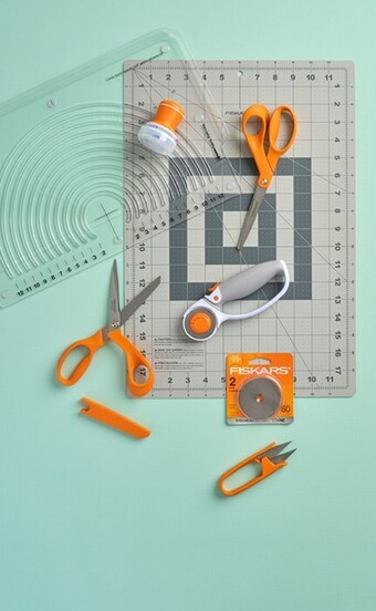 All fiskars sewing scissors, rotary cutters & cutting mats