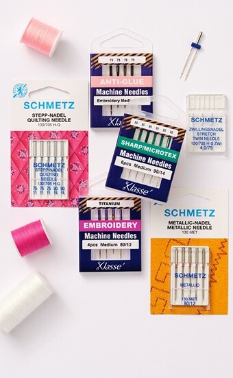 All sewing machine needles