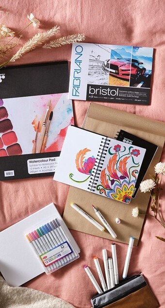 Spotlight Pens, markers & visual diaries offer